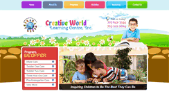 Desktop Screenshot of creativeworldlearningcenter.com